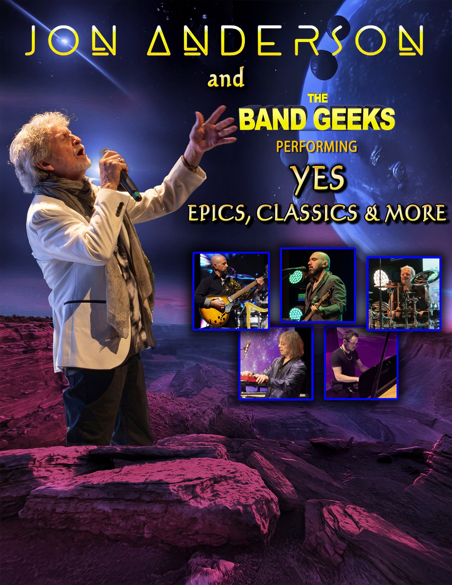 Jon Anderson live tour poster 2026